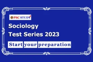 SOCIOLOGY Test Series 2023